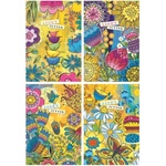  Тетрадка Bourgeois A5 80л. Бели Гъвк К. Flowers (A5 80)