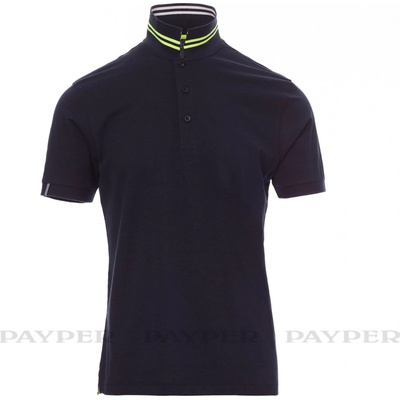 Payper polo Nautic denim modré biele fluorescenčná