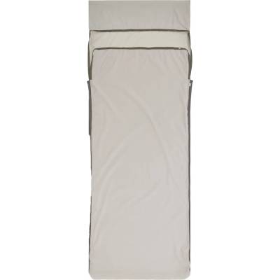 Sea to Summit Вътрешен чувал Sea to summit Silk Blend Sleeping Bag Liner Rectangular Travel sleeping bag - Moonstruck Grey - размер Universal (515-0239-0111)