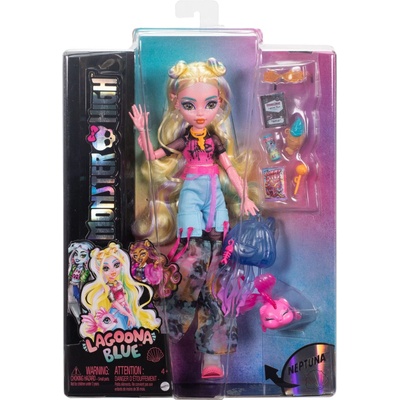 Mattel Monster High Fashion Doll Lagoona Blue & Pet Neptuna HXH75