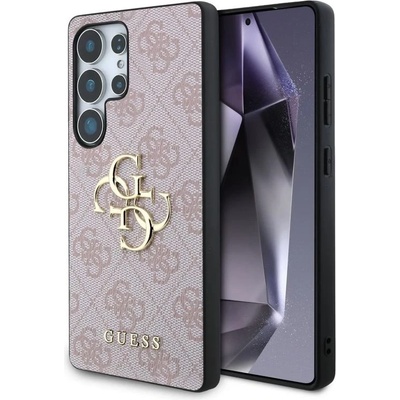 GUESS Гръб Guess за Samsung Galaxy S25 Ultra, PU, 4G Metal Logo Case, Розов