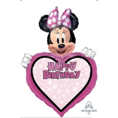 Anagram Srdce Minnie Mouse 60x83cm fóliový balónek