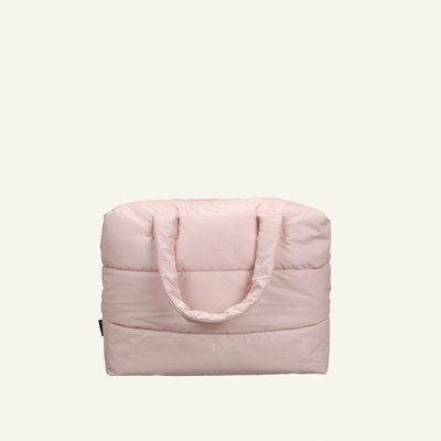 RILLA Nadýchaná prošívaná taška Tinne + Mia CAMILL sepia rose