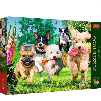 Trefl Puzzle 1000 Premium Plus - Чаено време: Проблемите идват! (10800)