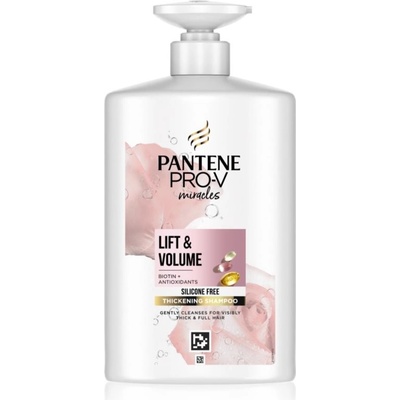 Pantene Pro-V Miracles Lift'N'Volume šampón pre objem jemných vlasov s biotínom 1000 ml