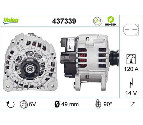 Generátor VALEO 437339