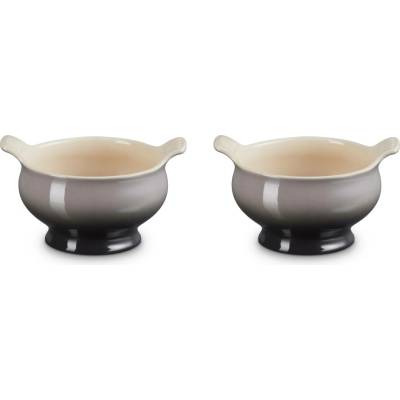 Misky na bujón Le Creuset kamenina šedé 600 ml 2 ks