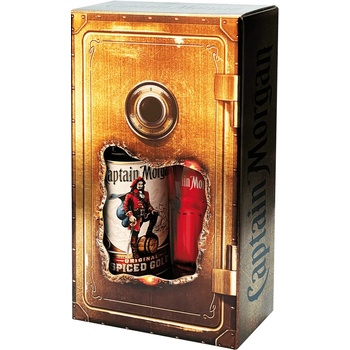 Captain Morgan Spiced Gold 35% 0,7 l (darčekové balenie 1 pohár)