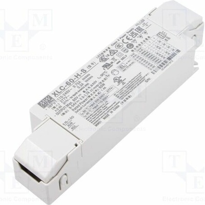 MEAN WELL XLC-60-H-S Napájecí zdroj: spínaný; LED; 60W; 9÷54VDC; 900mA÷1,7A; 155÷400VDC