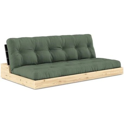 KARUP sofa BASE natural pine black olive green 756