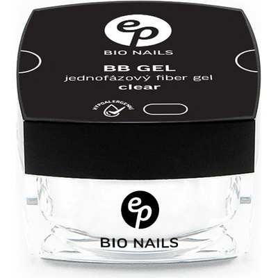 Bio nails Bb Fiber jednofázový hypoalergénny gél clear 15 ml