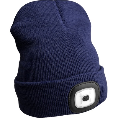 Sixtol Čiapka s čelovkou 45 lm, USB, uni, modrá