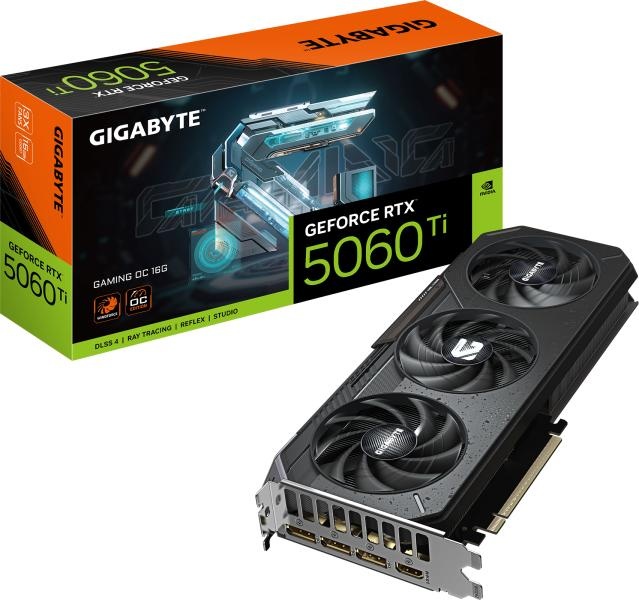 GIGABYTE GeForce RTX 5060 Ti GAMING OC 16GB GDDR7 128bit (GV-N506TGAMING OC-16GD)