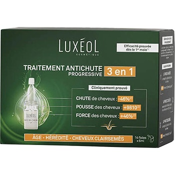 Luxéol Терапия против прогресивен косопад 3 в 1, 14 ампули | Luxéol (337253 NTRV)