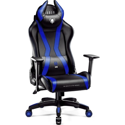 Diablo Chairs X-Horn Černo-Modrá