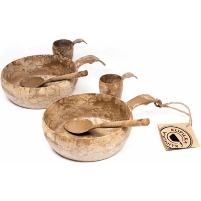 KUPILKA START THE DAY, комплект чинии, кафяв (T00061101)