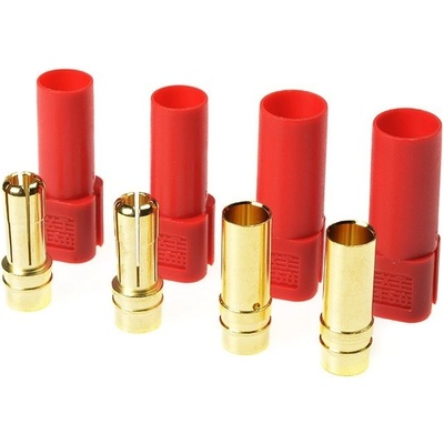Revtec Konektor zlacený XT-150 červený 2 páry