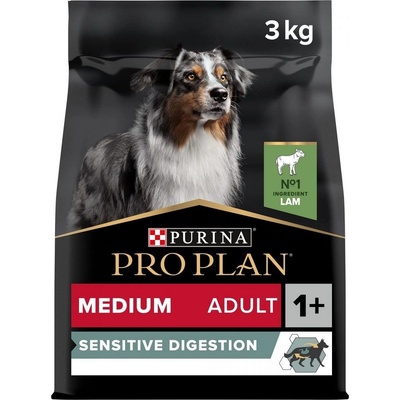 Purina Pro Plan Medium Adult Sensitive Digestion jehněčí 3 kg