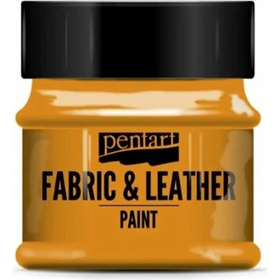 Farba na kožu a textil PENTART 50 ml oranžová