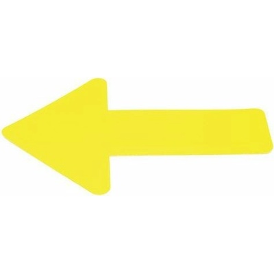 Gergosign Signalizačné podlahové značenie, šípka 180x180 mm, žltá
