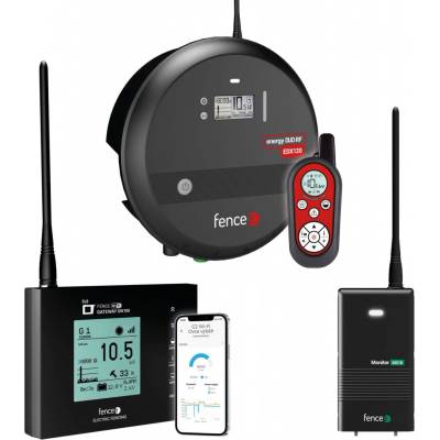 Fencee Set elektrického ohradníku Chytrá Farma - RF zdroj 12 J, ovladač - WiFi Gateway - Monitor MX10 ZDARMA