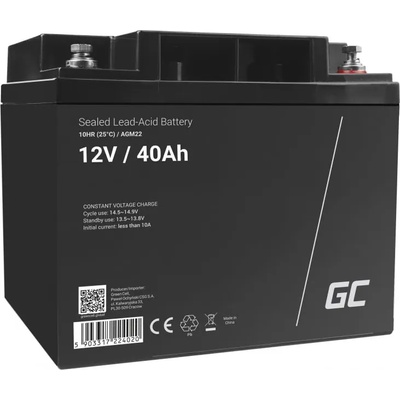 Green Cell AGM22 UPS батерия Запечатана оловна киселина (VRLA) 12 V 40 Ah (AGM22)