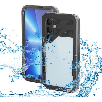 ShellBox Калъф за Samsung Galaxy S24 - водоустойчив корпус ShellBox IP68 - черен
