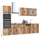 vidaXL Комплект кухненски шкафове от 7 части Kalmar, инженерно дърво (3314749)