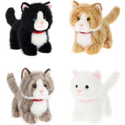Keel Toys Плюшена играчка Keel Toys Keeleco - Коте Kitty Love, 18 cm, асортимент (SE3857)