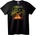 NOONEBRAND Тениска AEROS Изгорели черепи - XL, Black