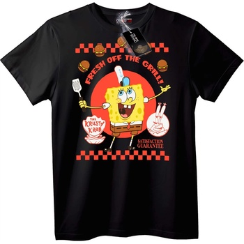 NOONEBRAND Тениска SpongeBob Krusty Krab - S, Black
