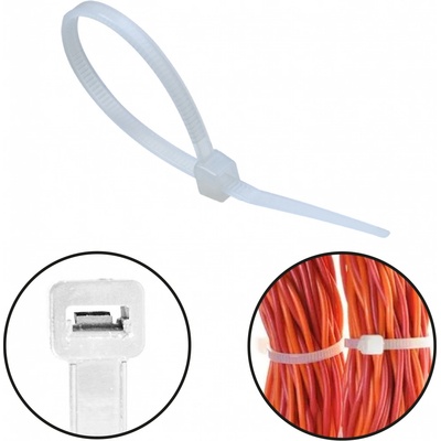 SVX 5b.25.160 Sťahovacia páska biela 2,5 x 150 mm 100 ks