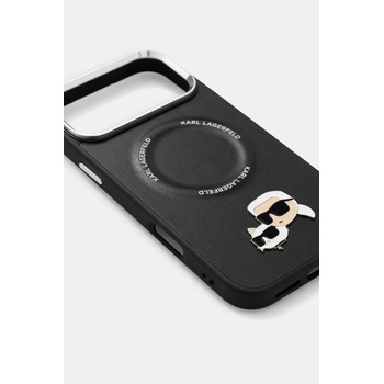 KARL LAGERFELD Кейс за телефон Karl Lagerfeld iPhone 17 Pro Max (KLHMP17XPSMLRKCK)