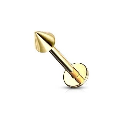 Šperky4U pozlacená labreta kónus LB01052-1610
