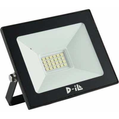 D-iL Led ПРОЖЕКТОР d-il 80601 ip65 20w 2100lm 120° 6000k ЧЕРЕН (80601)