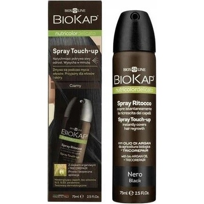 Biokap Nutricolor Delicato Touch Up Černá - Korektor odrostů černý 75 ml