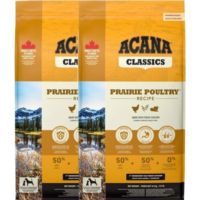 Acana Prairie Classics Poultry 2 x 14,5 kg