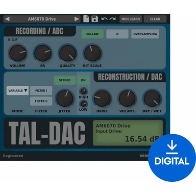 TAL SOFTWARE DAC Bit Crusher