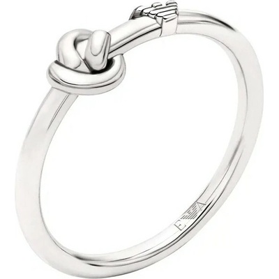 Emporio Armani Strieborný prsteň Uzol Sentimental EG3644040