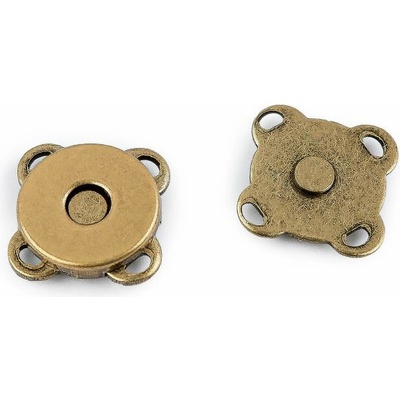 Pro Háčkování Magnetické zapínání 10 mm staromosaz