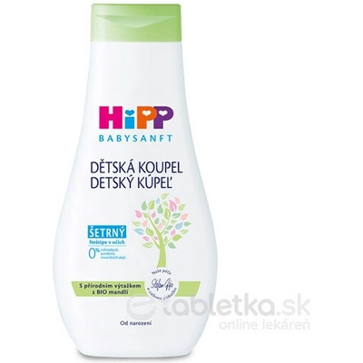 HiPP Babysanft Detský kúpeľ šetrn, s výťažkom z Bio mandlí 350 ml