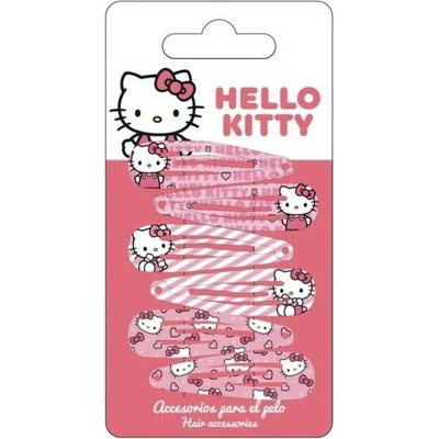 Sponky do vlasů Hello Kitty 6ks