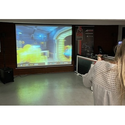 Akční střelba na laserové střelnici Brno