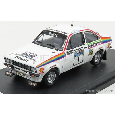 Trofeu Ford england Escort Mkii N 1 Rally Rac Lombard 1976 T.makinen H.liddon Bílá 1:43