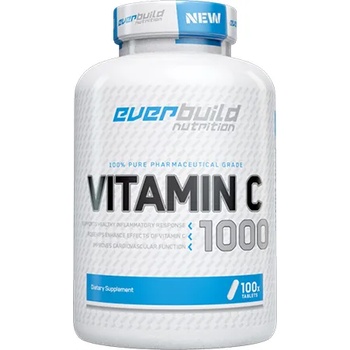 Everbuild Nutrition Витамин С EVERBUILD Vitamin C 1, 000mg with Rose Hips, 100 tabs