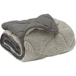 Pure Line Home Лятна шерпа олекотена завивка Teddy Breeze, светлосива