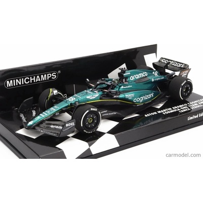 Minichamps Aston martin F1 Amr23 Team Aramco Cognizant N 18 Season 2023 Lance Stroll Zelená 1:43