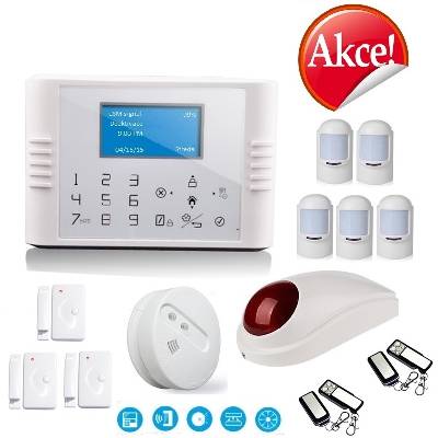 Bezdrátový LCD GSM alarm systém PROFI (Model: GS-G180E/ Profi)