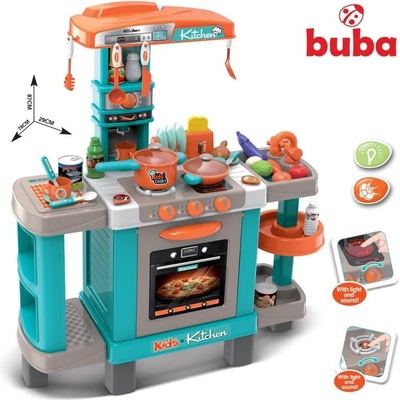 Buba - Детска кухня с реакция при докосване - синя