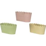 Decoris САКСИЯ ОВАЛНА МЕТАЛНА 870732 28х14х12.5см МИСК ЦВЕТОВЕ (870732)